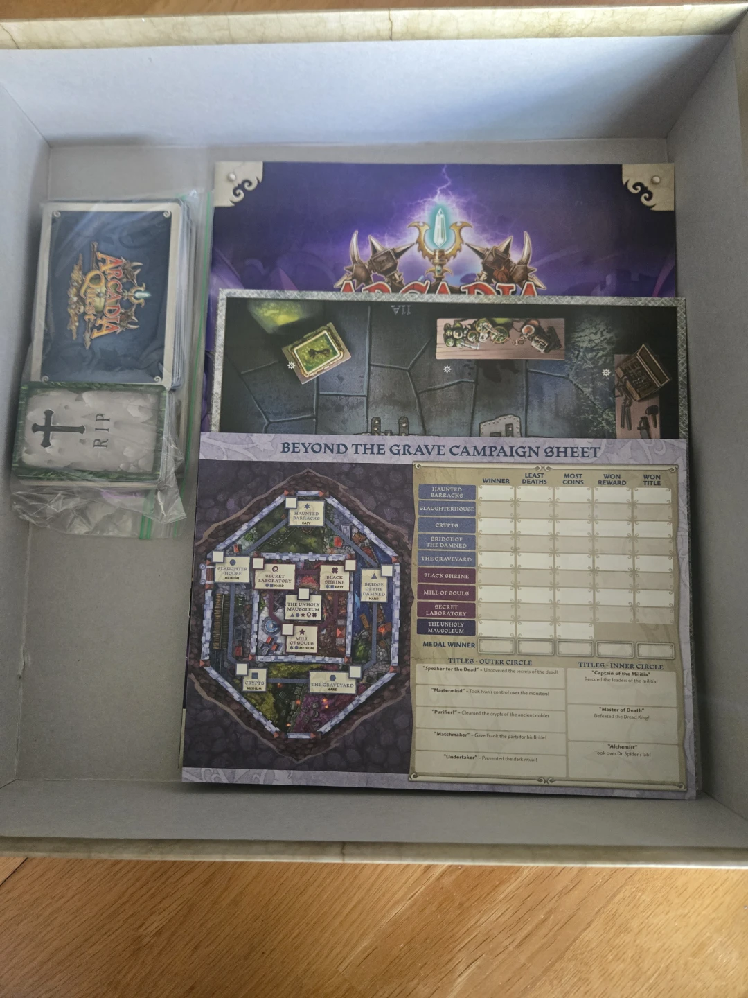 Arcadia Quest: Beyond the Grave Board Game Expansion