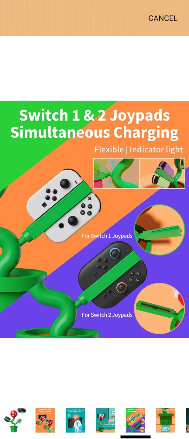 Nintendo Switch Joypad Charging Stand - photo 5