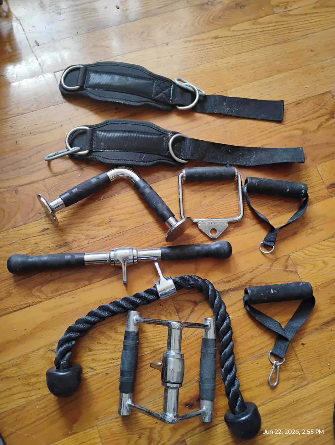 Gym Cable Attachments Set