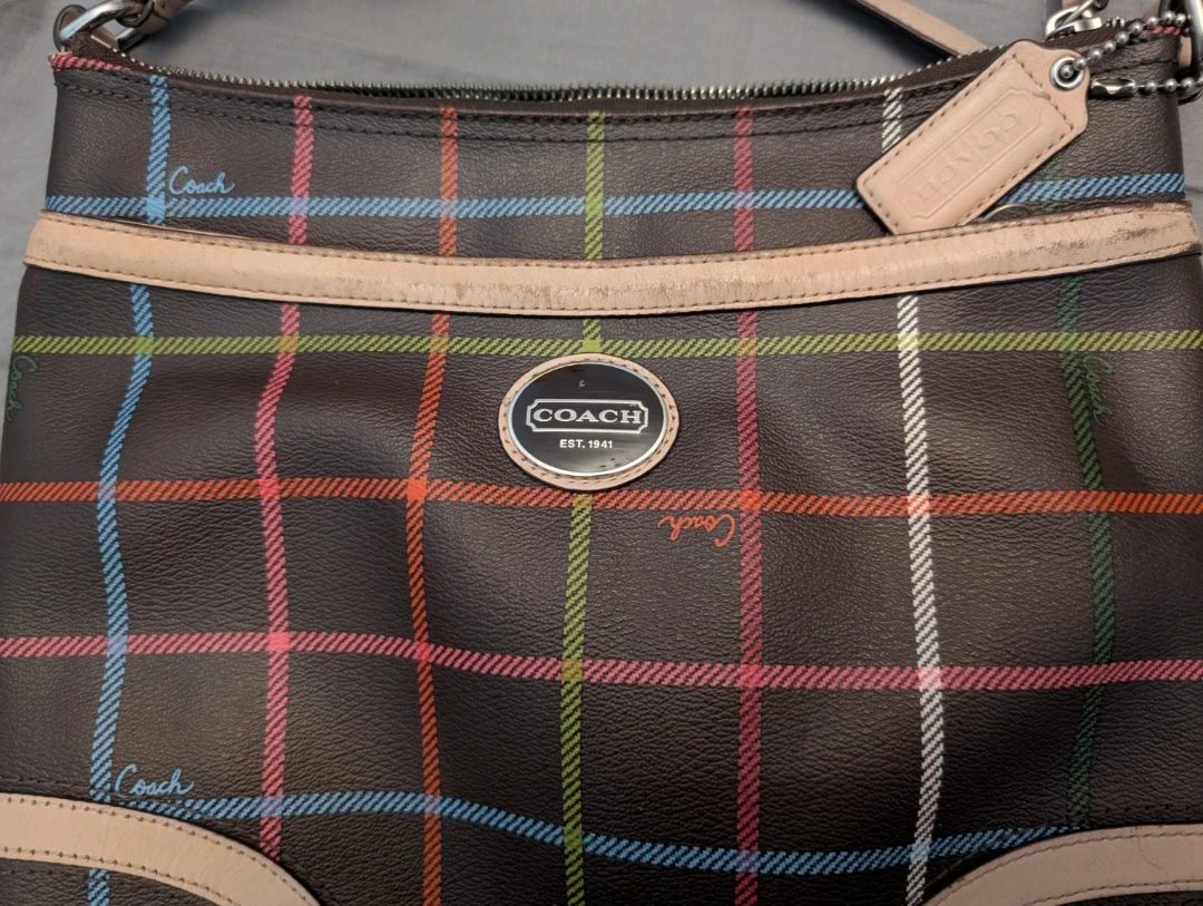 Coach Plaid Crossbody Bag ⚽ - photo 3