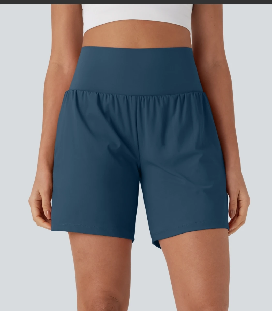 Halara Majolica Blue Athletic Shorts - Women - photo 2