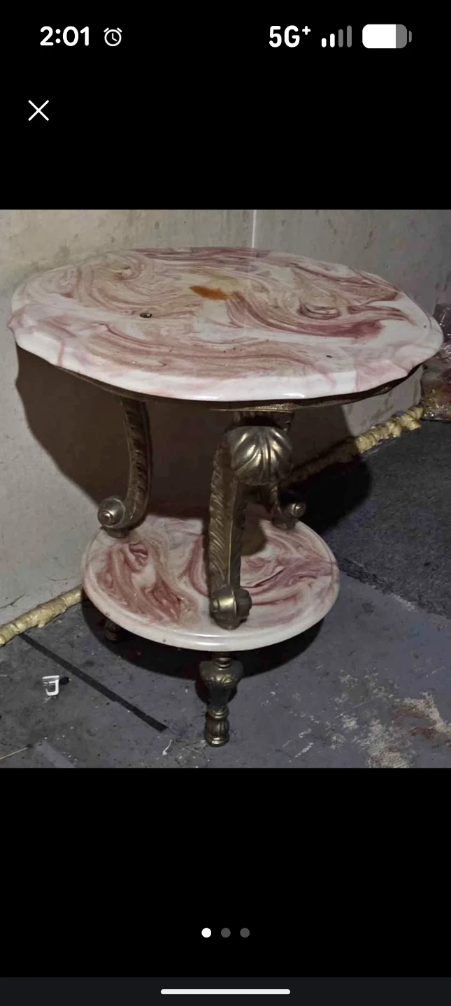 Marble top accent table-2 ps - photo 2