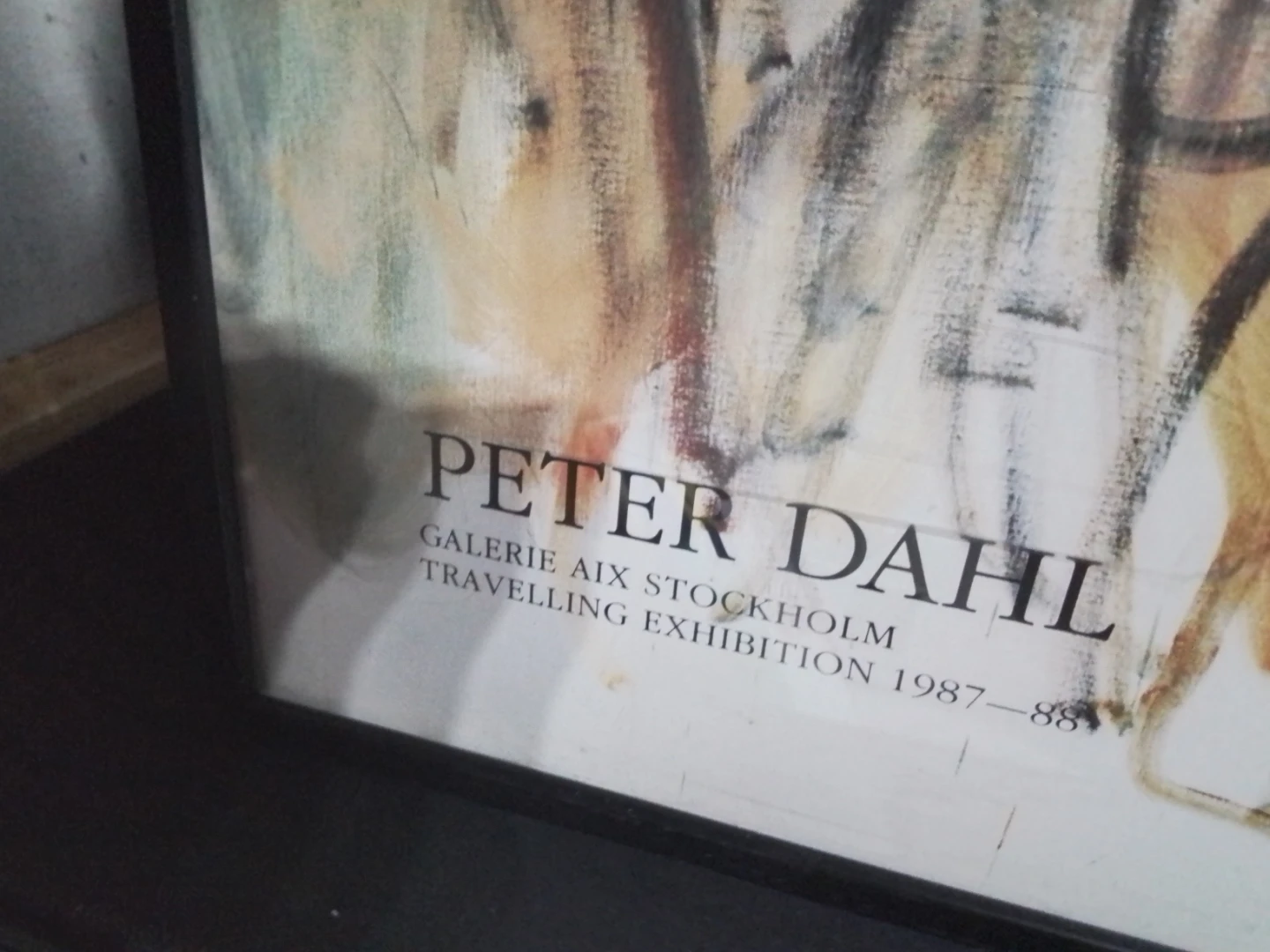 Peter Dahl Vintage Galerie Aix Exhibition Poster - photo 5