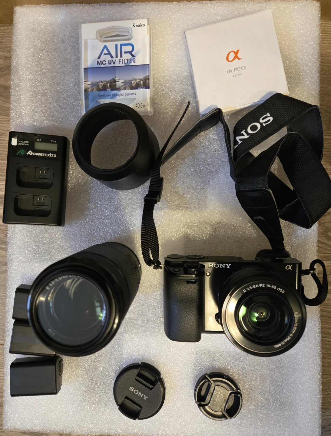 Sony Alpha a6000 Mirrorless Camera with 16-50mm & 55-210mm lens
