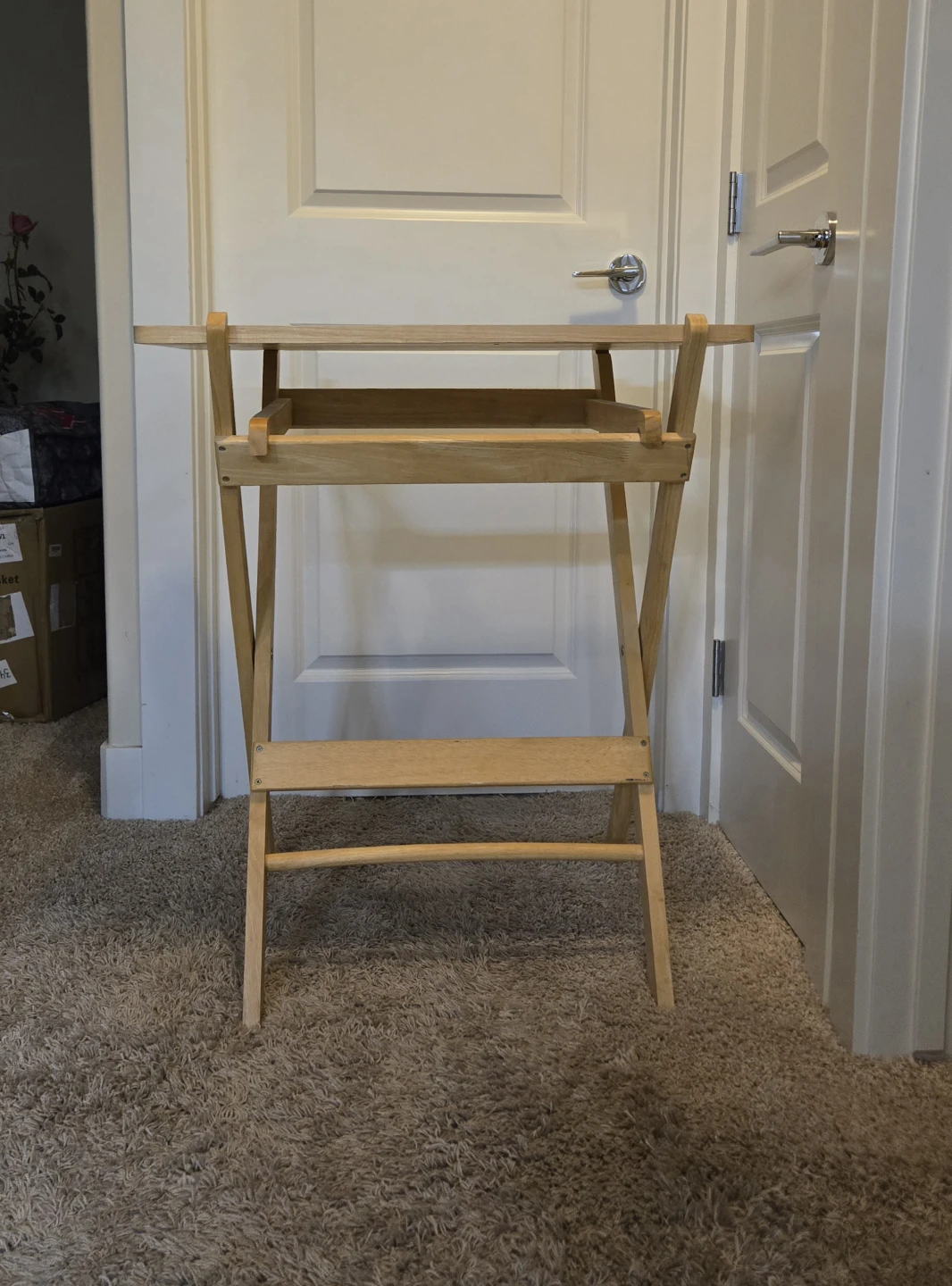 Solid Wood Folding Tray Table - photo 2