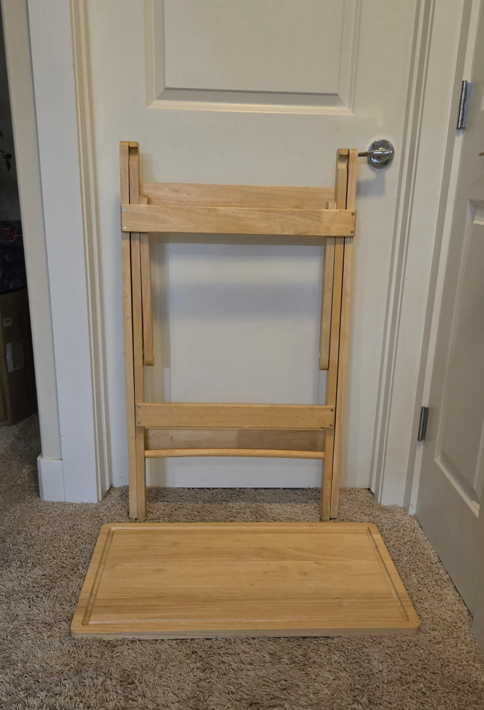 Solid Wood Folding Tray Table - photo 4