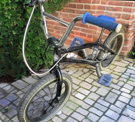 We the People Curse 20" BMX bike black with blue accents - photo 4