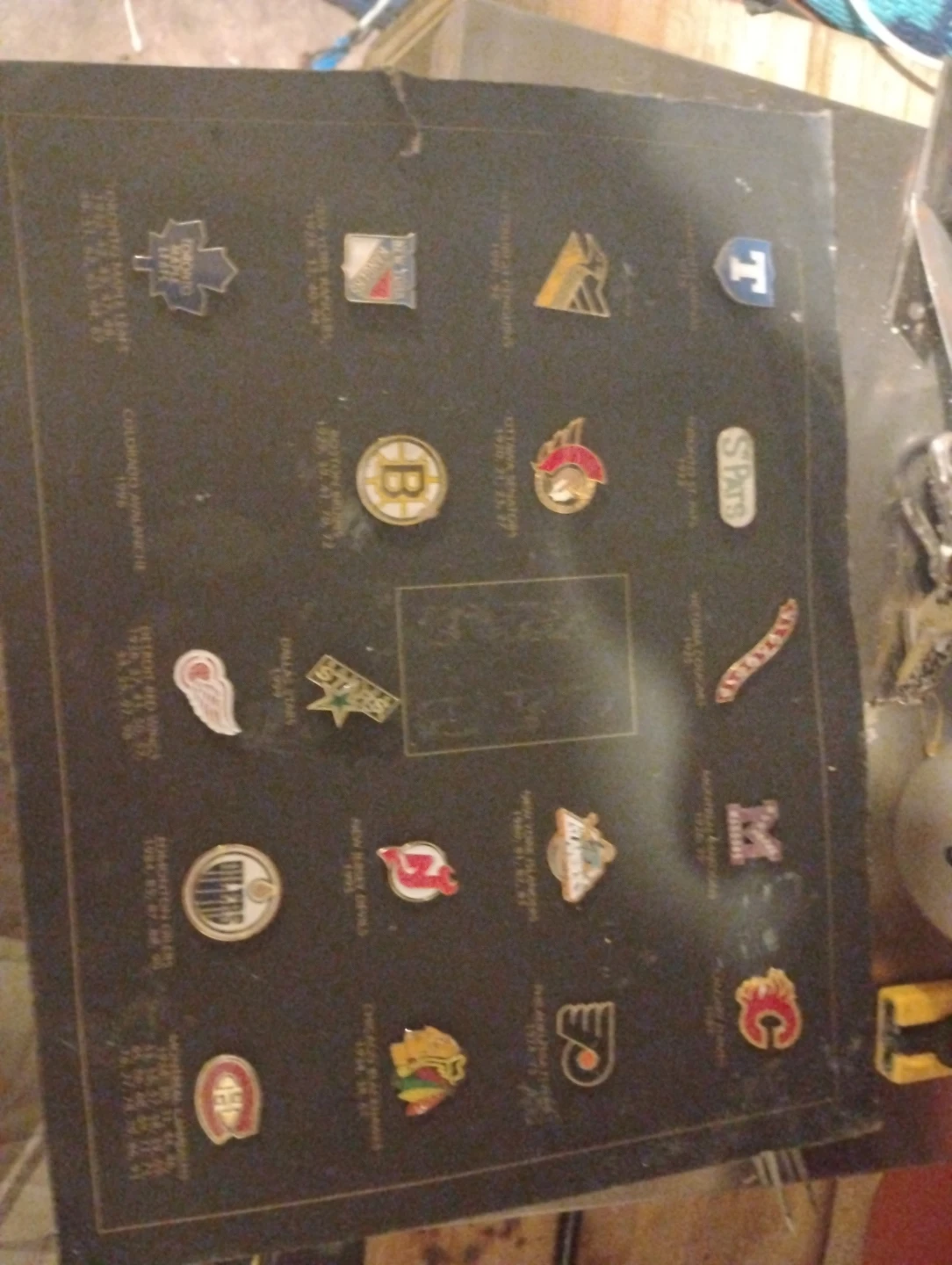 Collection of NHL Team Logo Pins