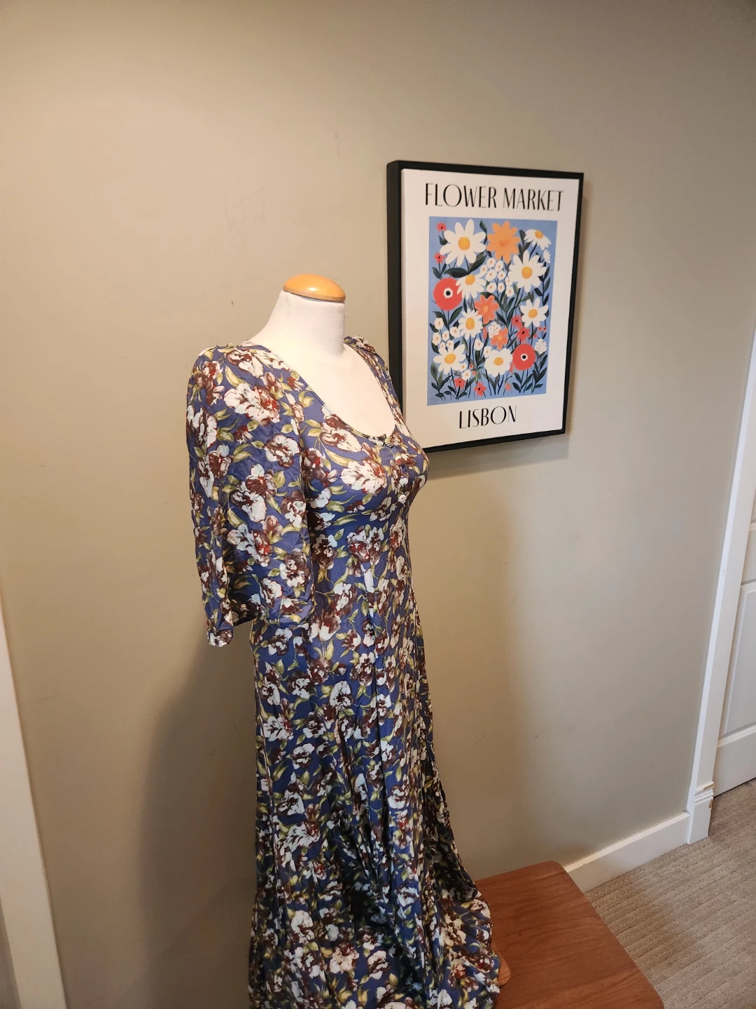 FANTASIC Floral FIT and FLARE Maxi Dress - photo 2