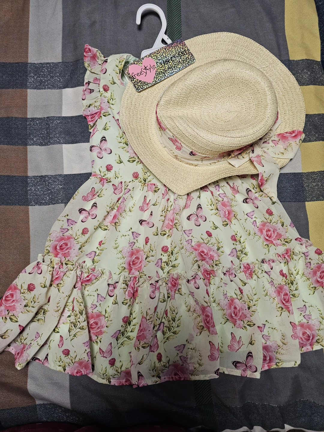 Freestyle 3 Piece Dress, Hat & Gloves Set