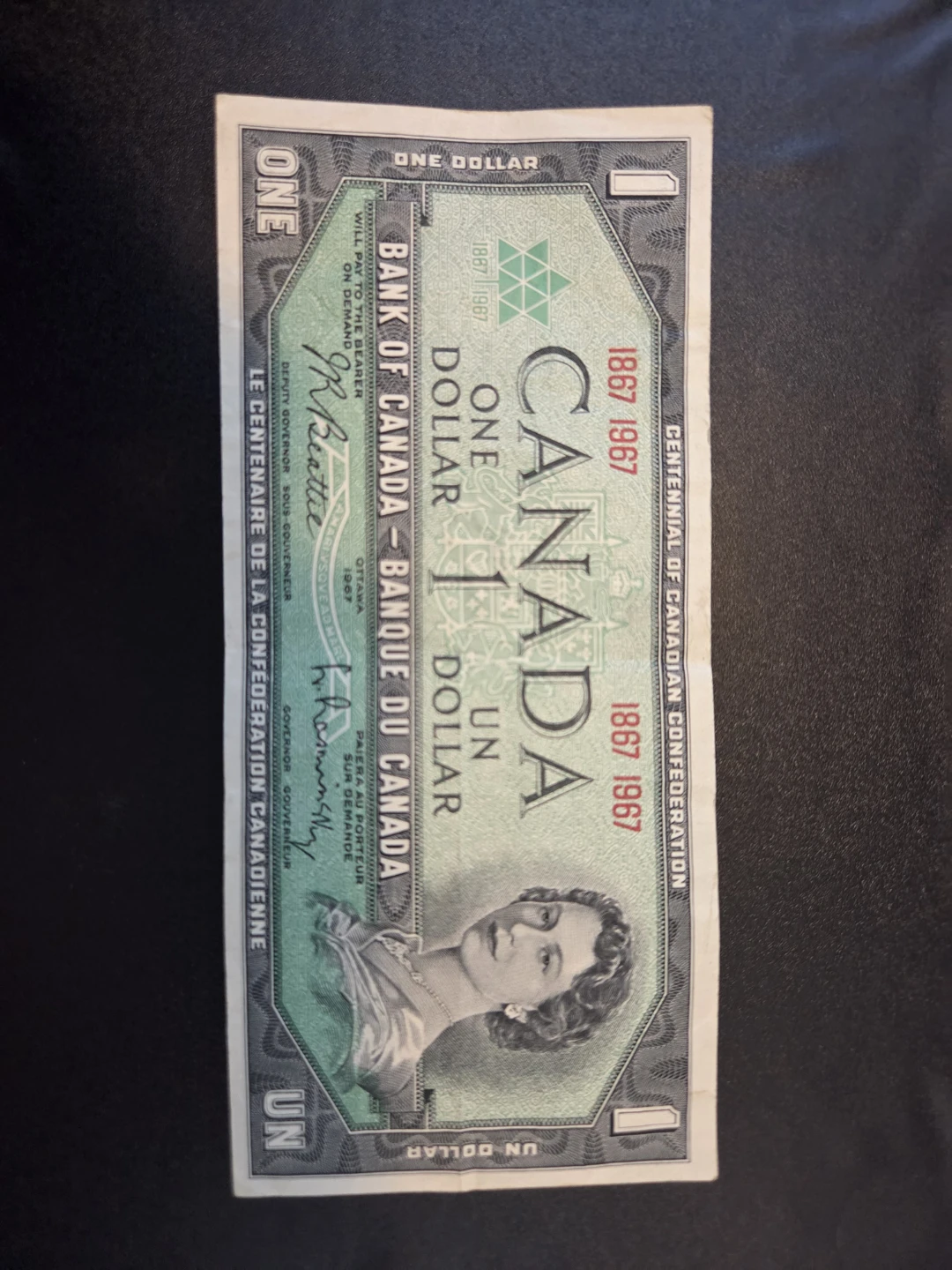 Canada 1 Dollar Banknote - 1967 Centennial