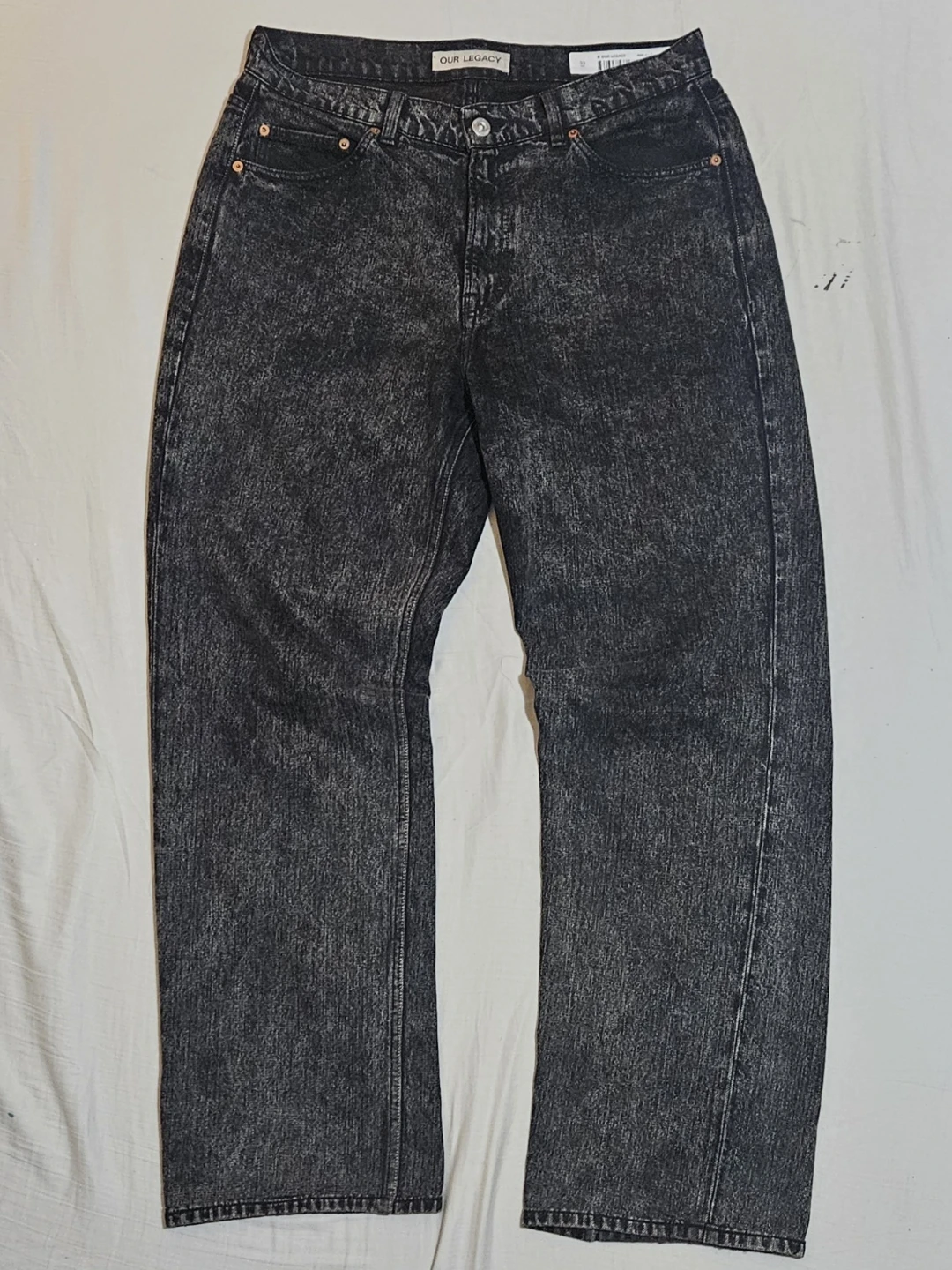 Authentic Our Legacy Black Loose Fit Men's Jeans - photo 2