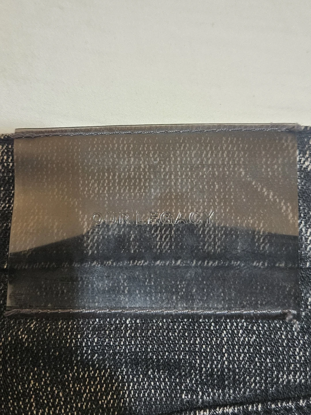 Authentic Our Legacy Black Loose Fit Men's Jeans - photo 4