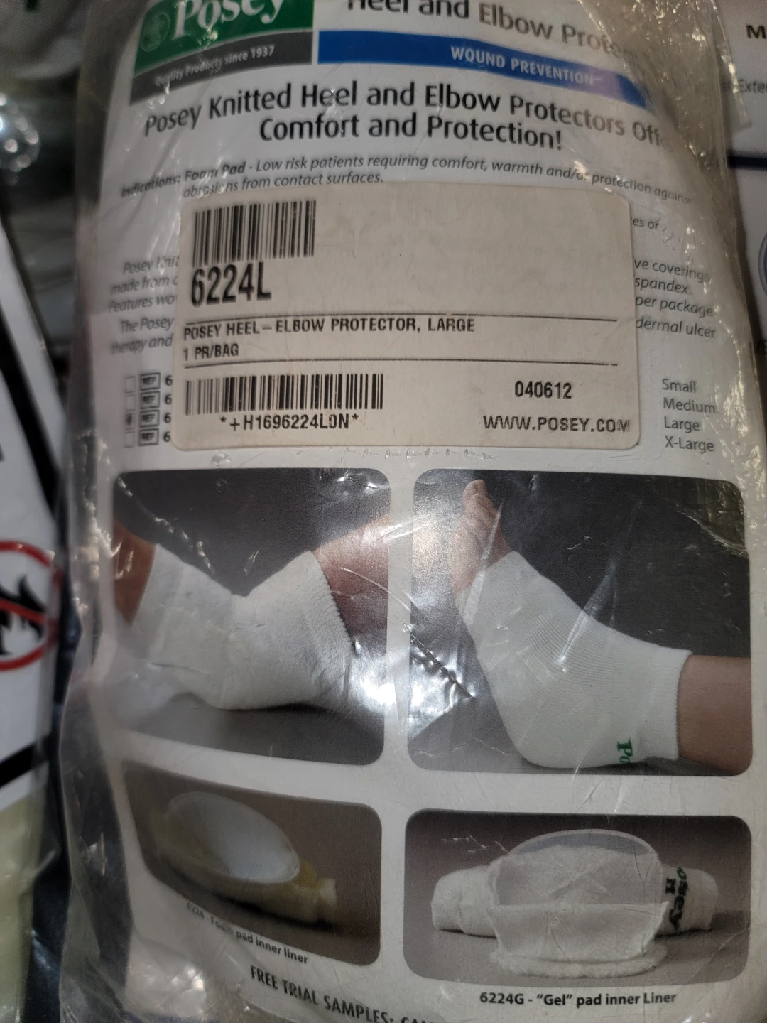 Posey Knitted Heel and Elbow Protectors - Large