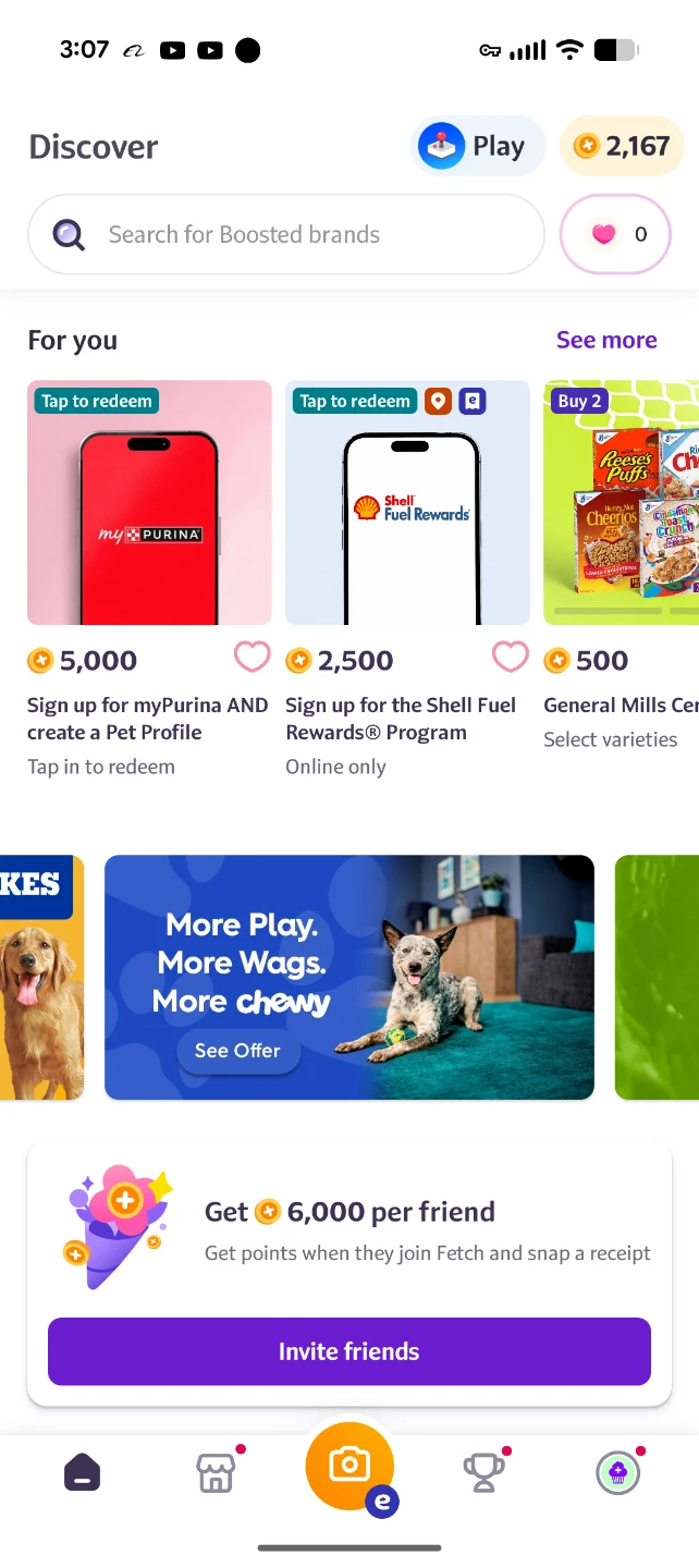 Fetch Fewards App