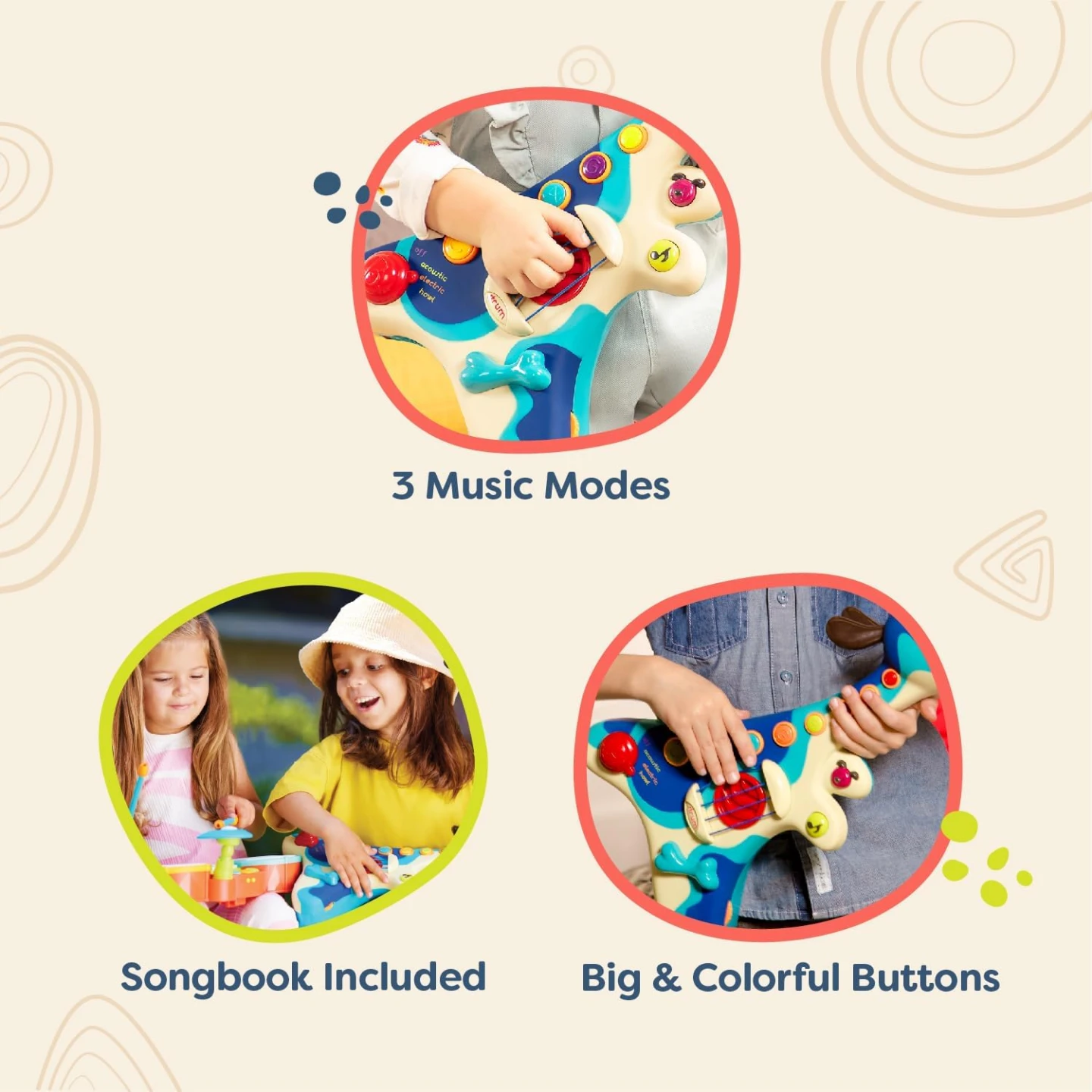 B. Toys Woof Guitar - photo 3