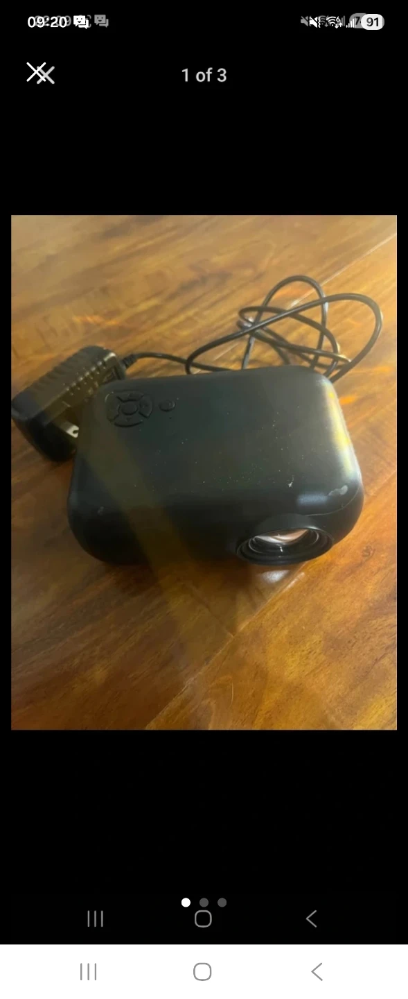 Mini Projector with AC Adapter