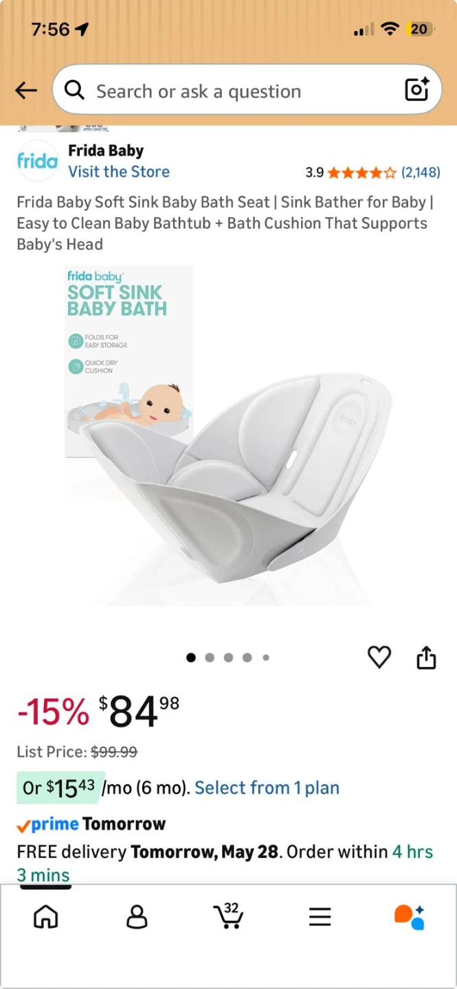 Frida Baby Soft Sink Baby Bath - photo 2