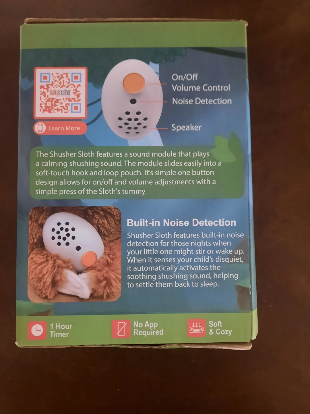 Shusher Sloth Portable Travel Sound Machine - photo 2
