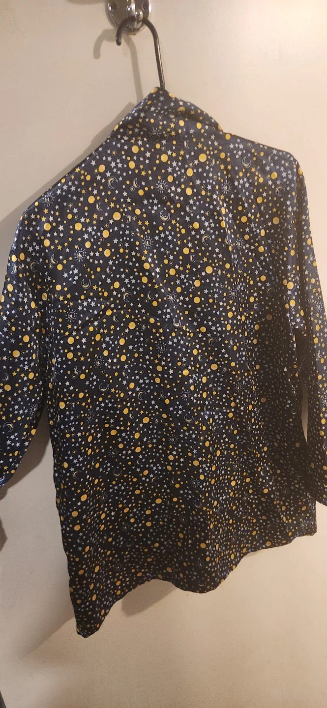 Simone Celestial Print Pajama Set