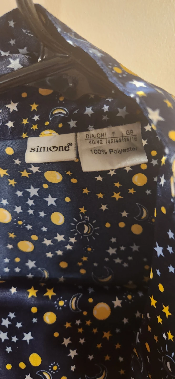 Simone Celestial Print Pajama Set - photo 2