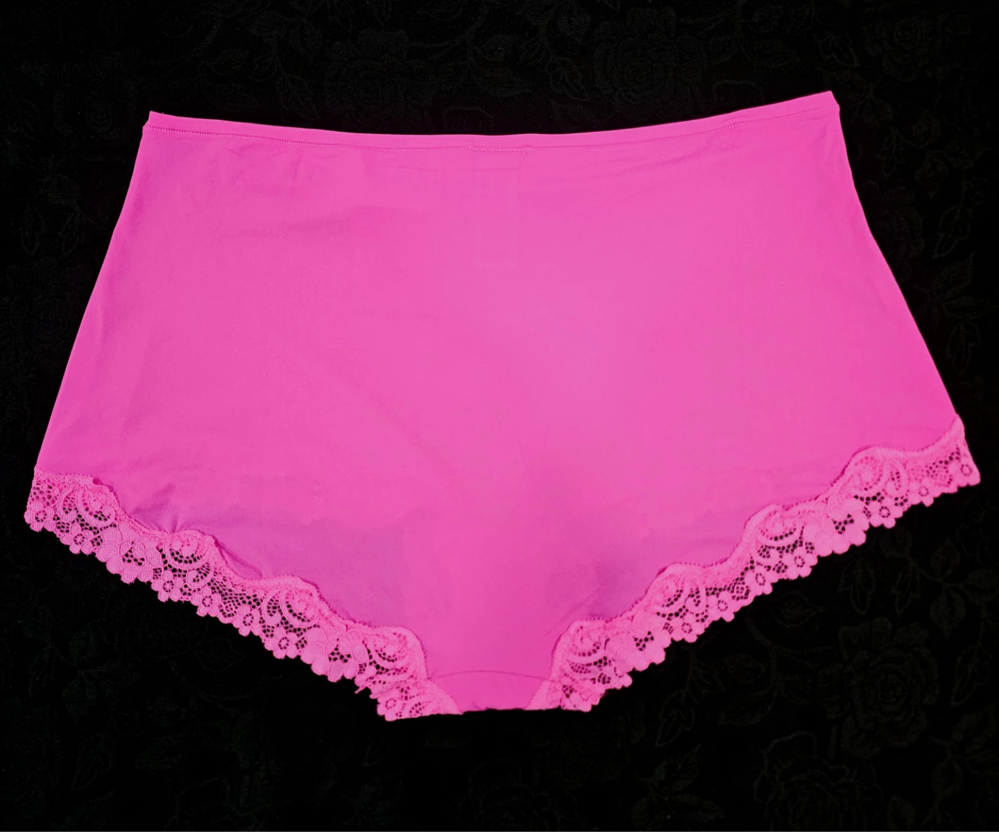 No Boundaries Hot Pink Lace Trim Boyshorts XXL - photo 4