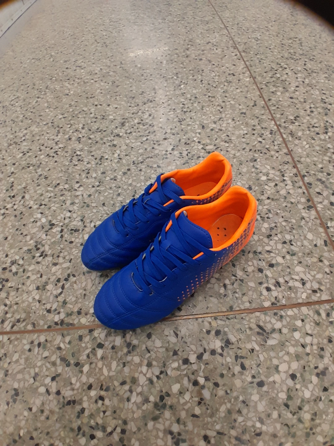Blue and Orange Soccer Cleats Men's Size 7 - photo 3
