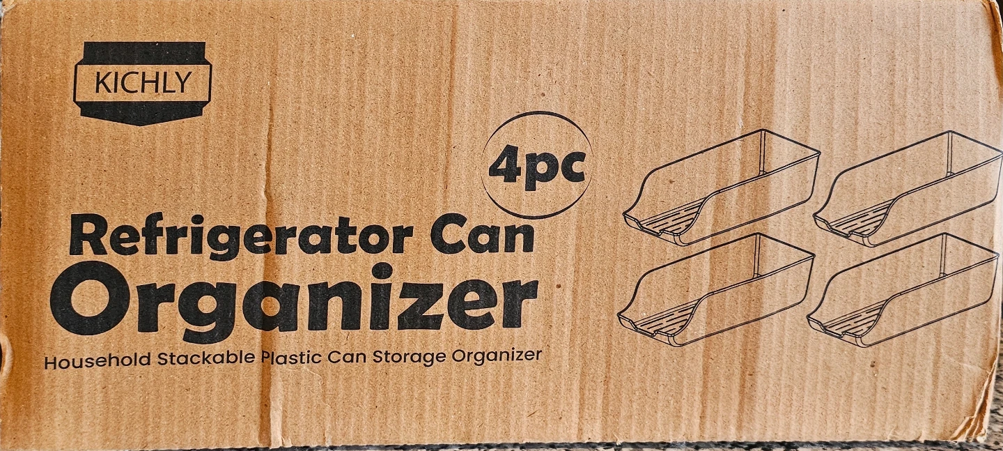 Kichly Refrigerator Can Organizer - 4pc Set