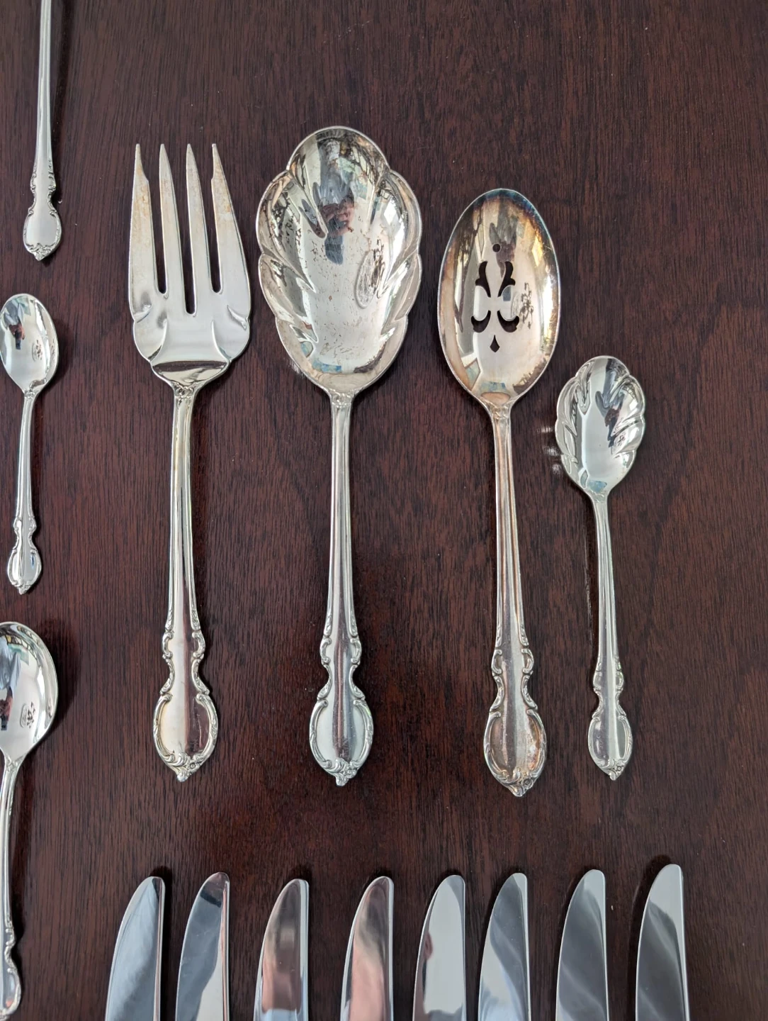 60 piece Silver Cutlery Set - silverware - photo 5