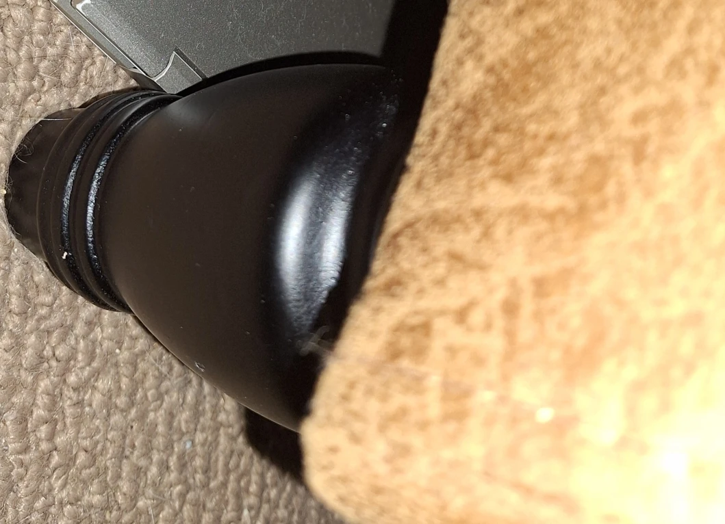 Brown Faux Leather loveseat - photo 4