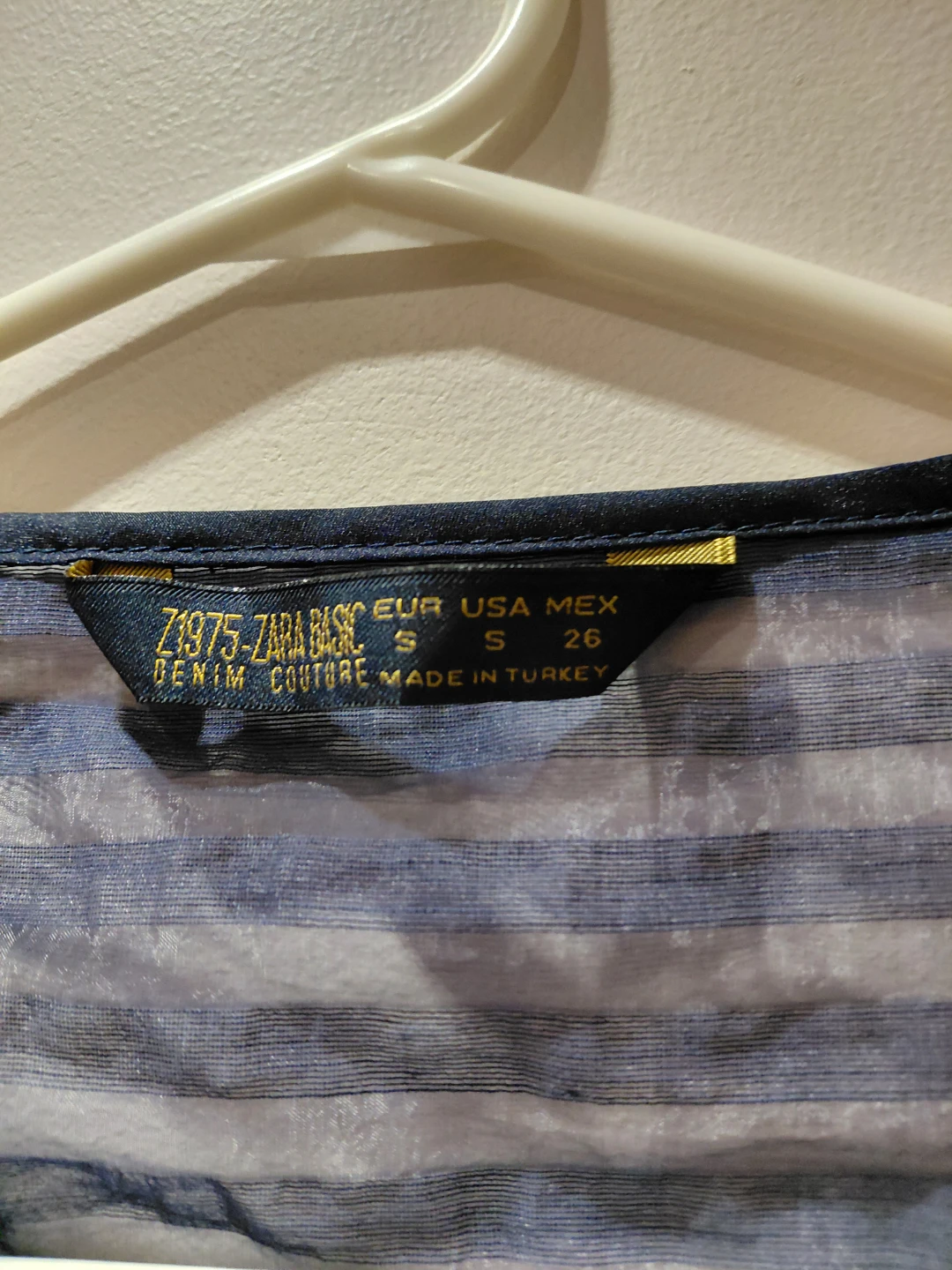 Zara Basic Sheer Striped Bomber Jacket - photo 4