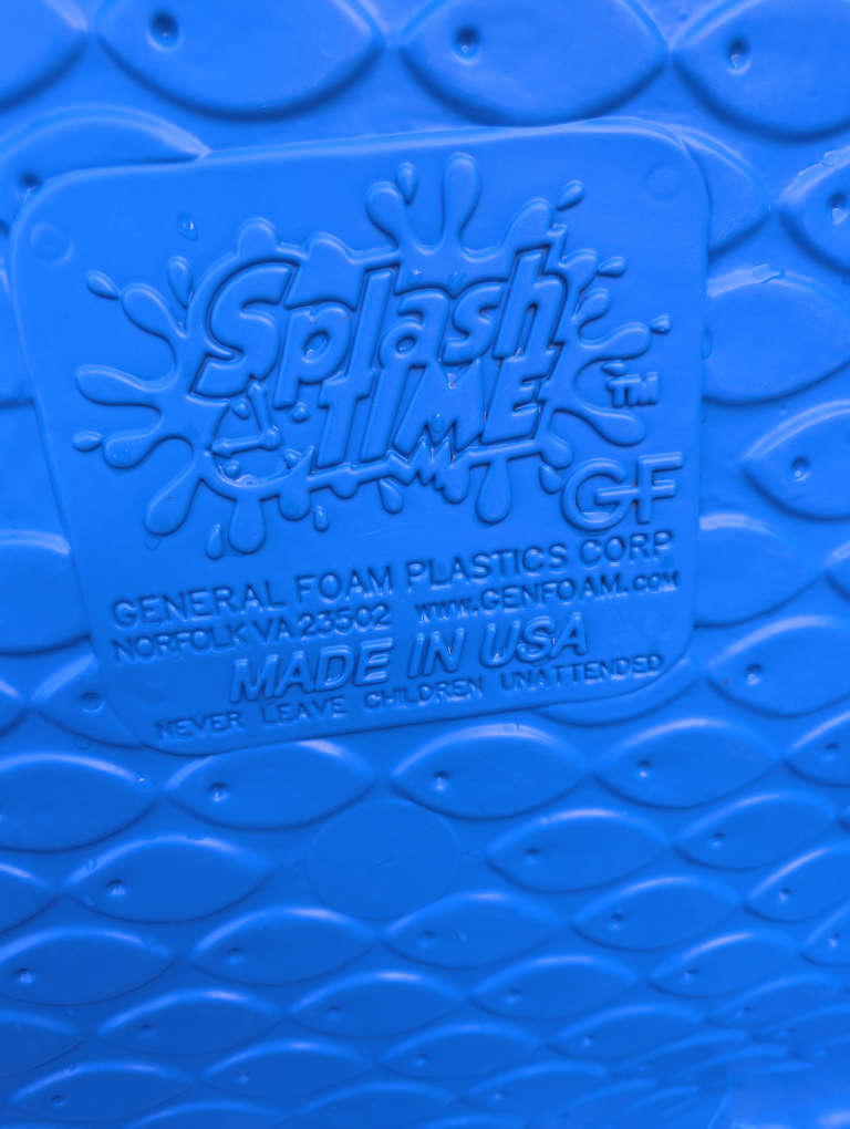 Splash Time Blue Plastic Kiddie Pool - photo 4