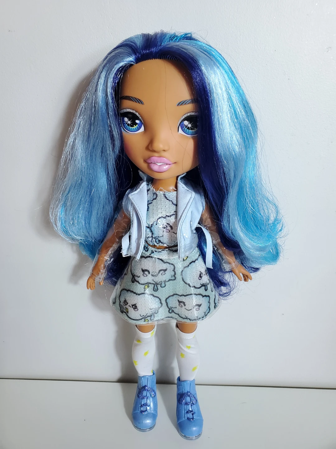 Poopsie Rainbow Surprise 14” Doll Blue Hair Skye 2019 MGA Toy - photo 2