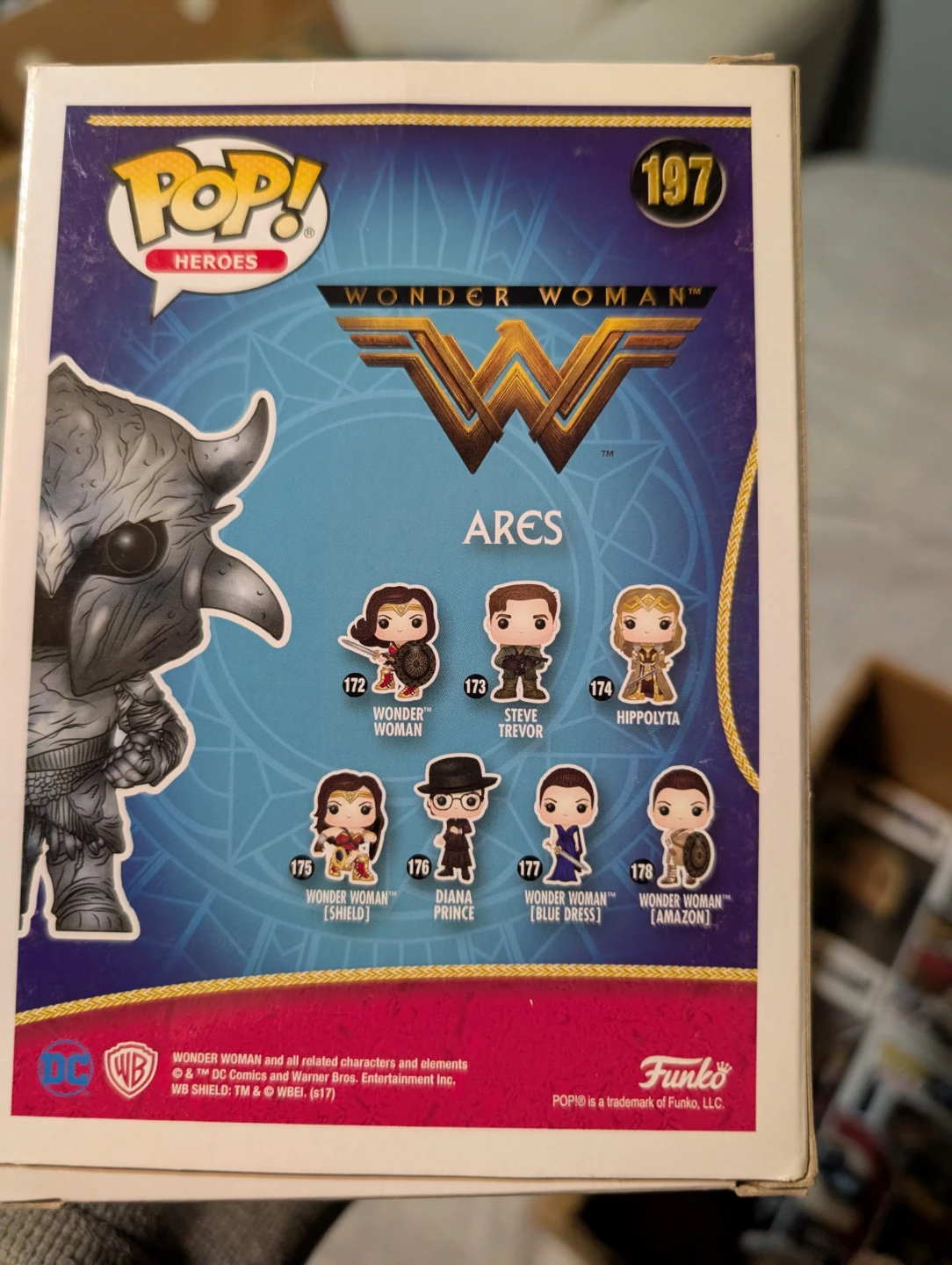 Funko Pop! Heroes Wonder Woman Ares 197 Vinyl Figure - photo 2