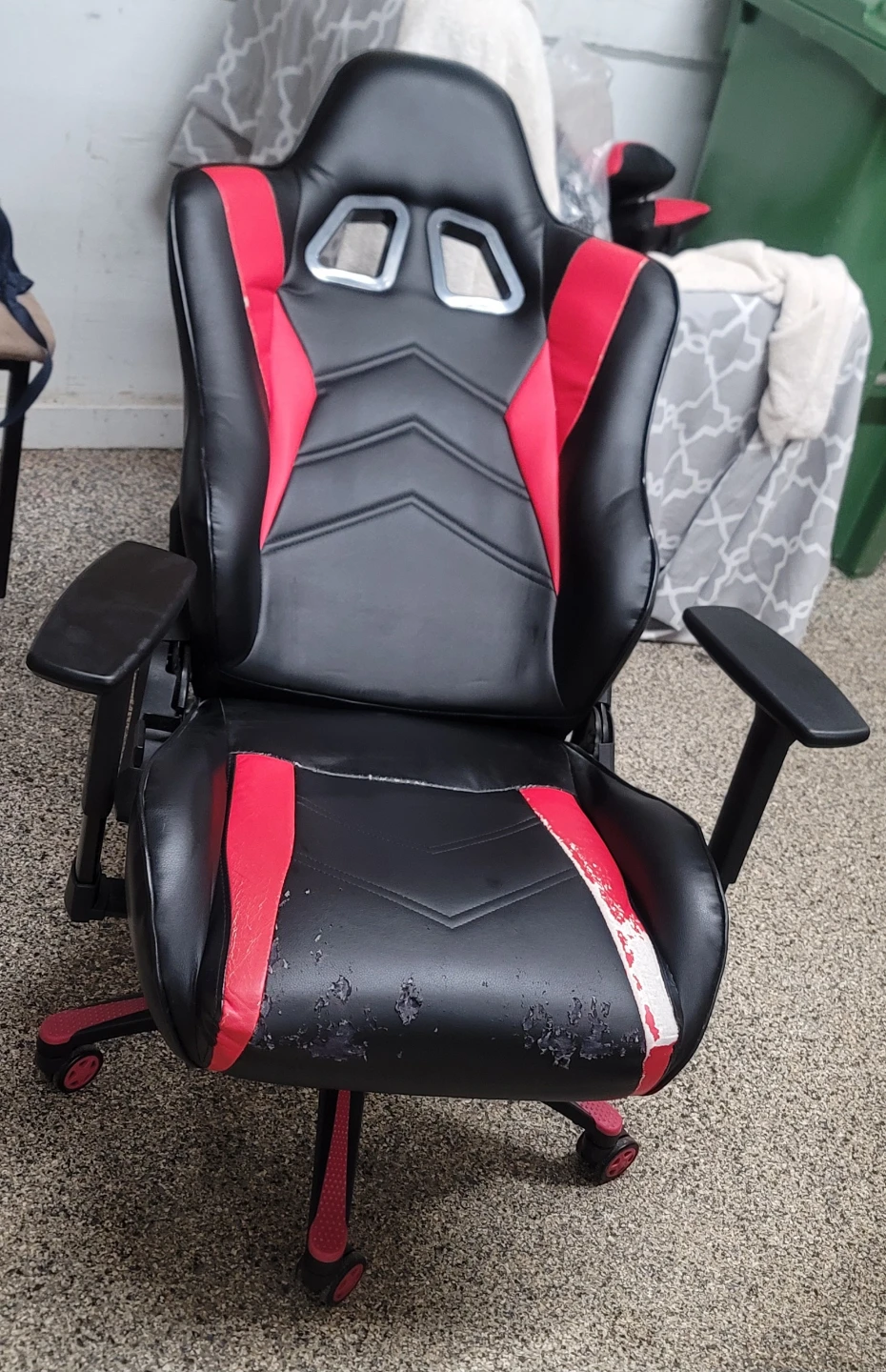 Black and Red Gaming Chair - photo 2