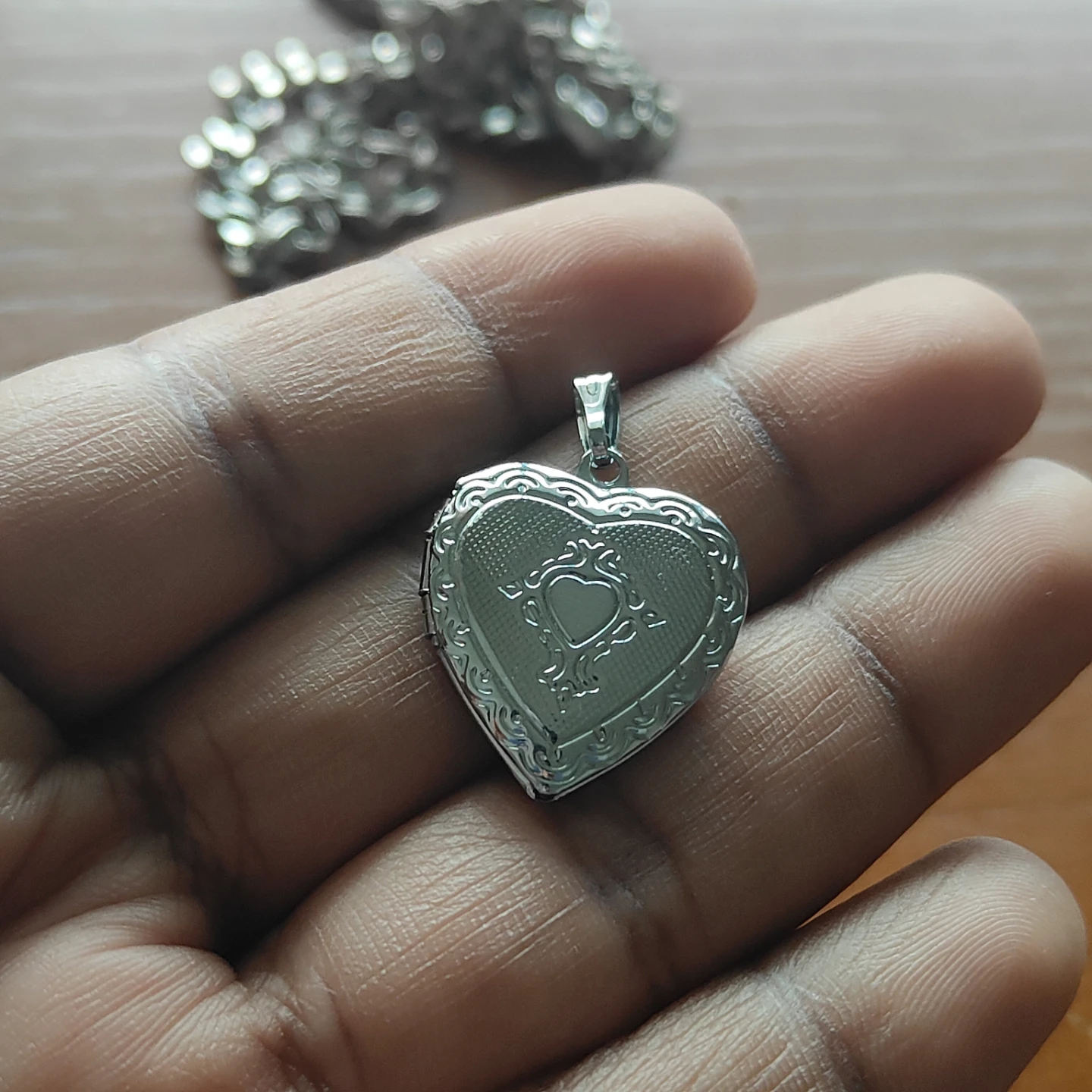 Heart couple bracelets and locket - photo 4