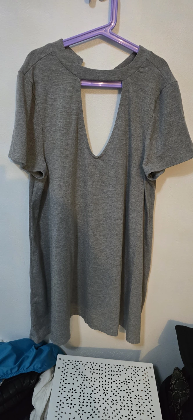 Torrid Grey Cutout T-Shirt