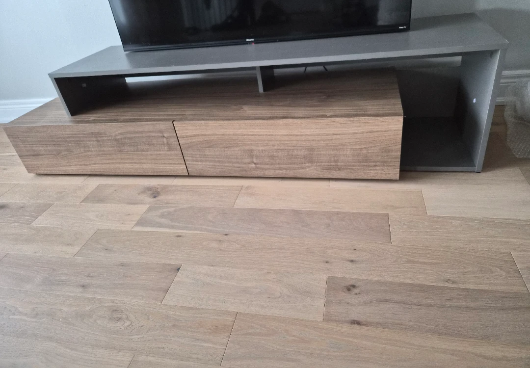 Modern TV Stand with Drawer + tv - photo 2
