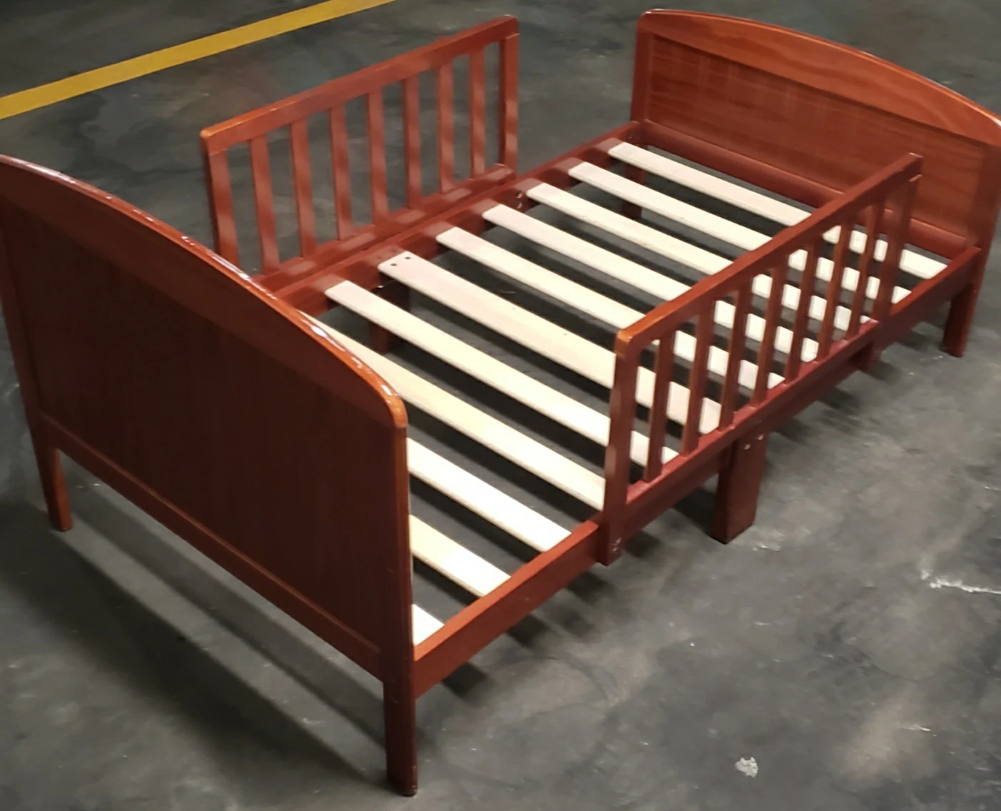 Wooden Toddler Bed with Guard Rails - photo 2