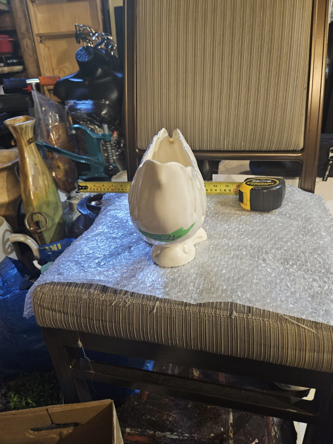 Cream Ceramic Decorative Bowl - photo 4