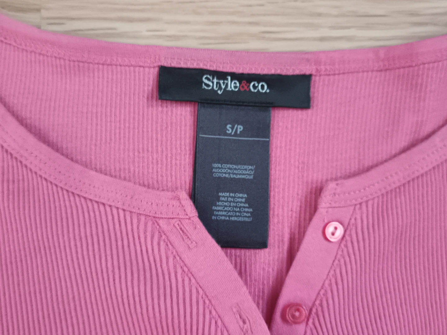 2000s henley ribbed top - photo 2