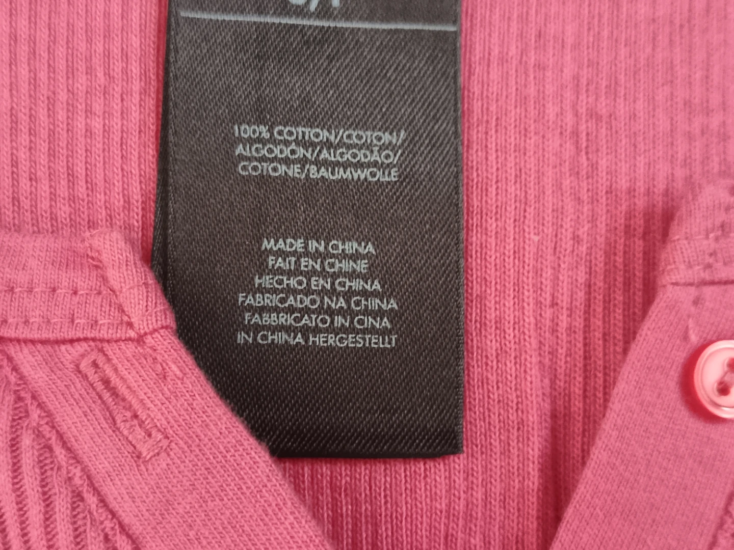 2000s henley ribbed top - photo 3