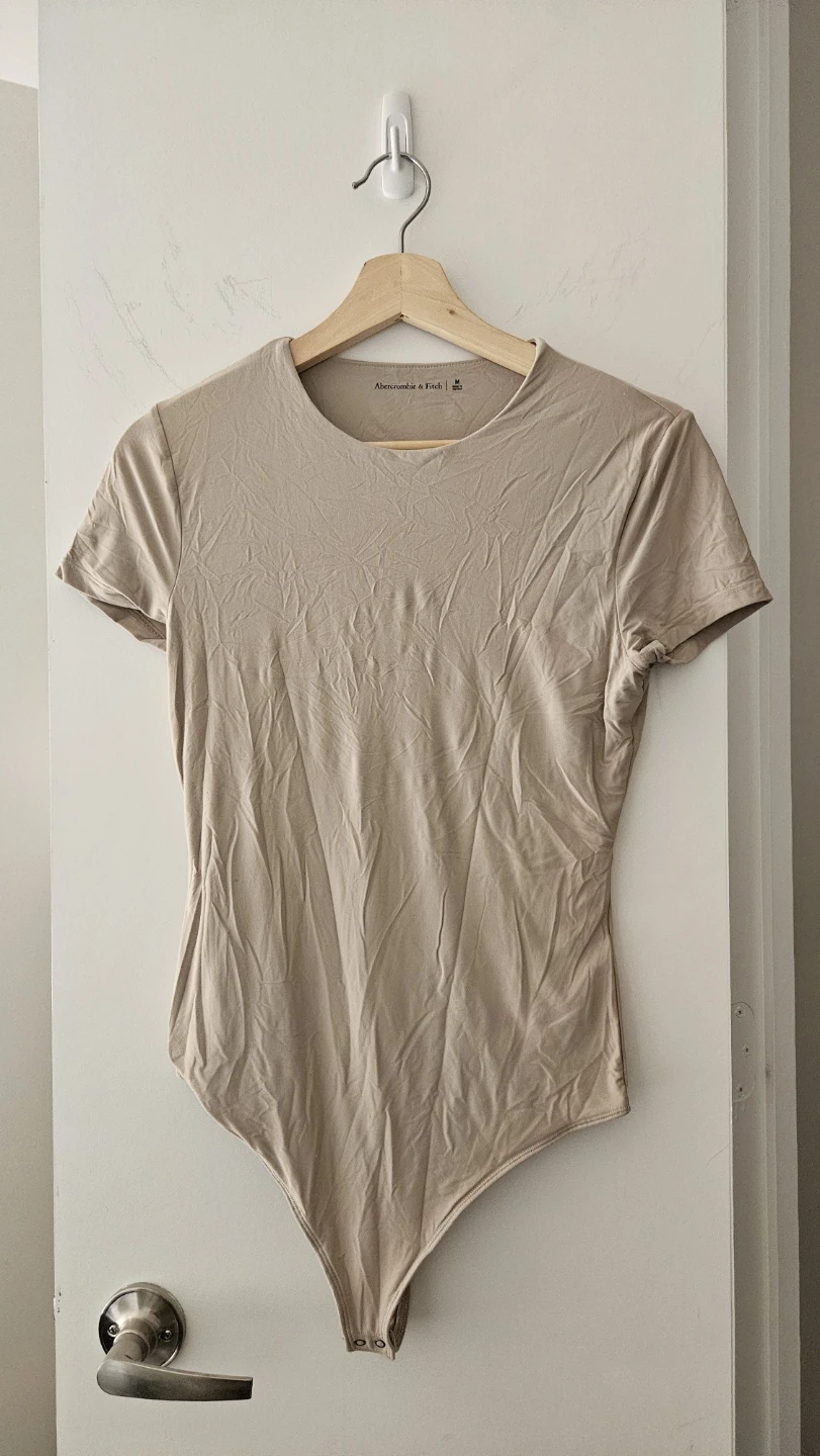 Abercrombie & Fitch Bodysuits (Black & Tan)