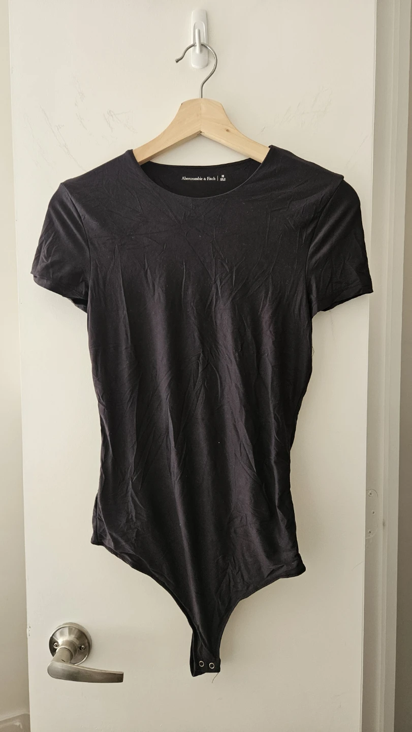 Abercrombie & Fitch Bodysuits (Black & Tan) - photo 2
