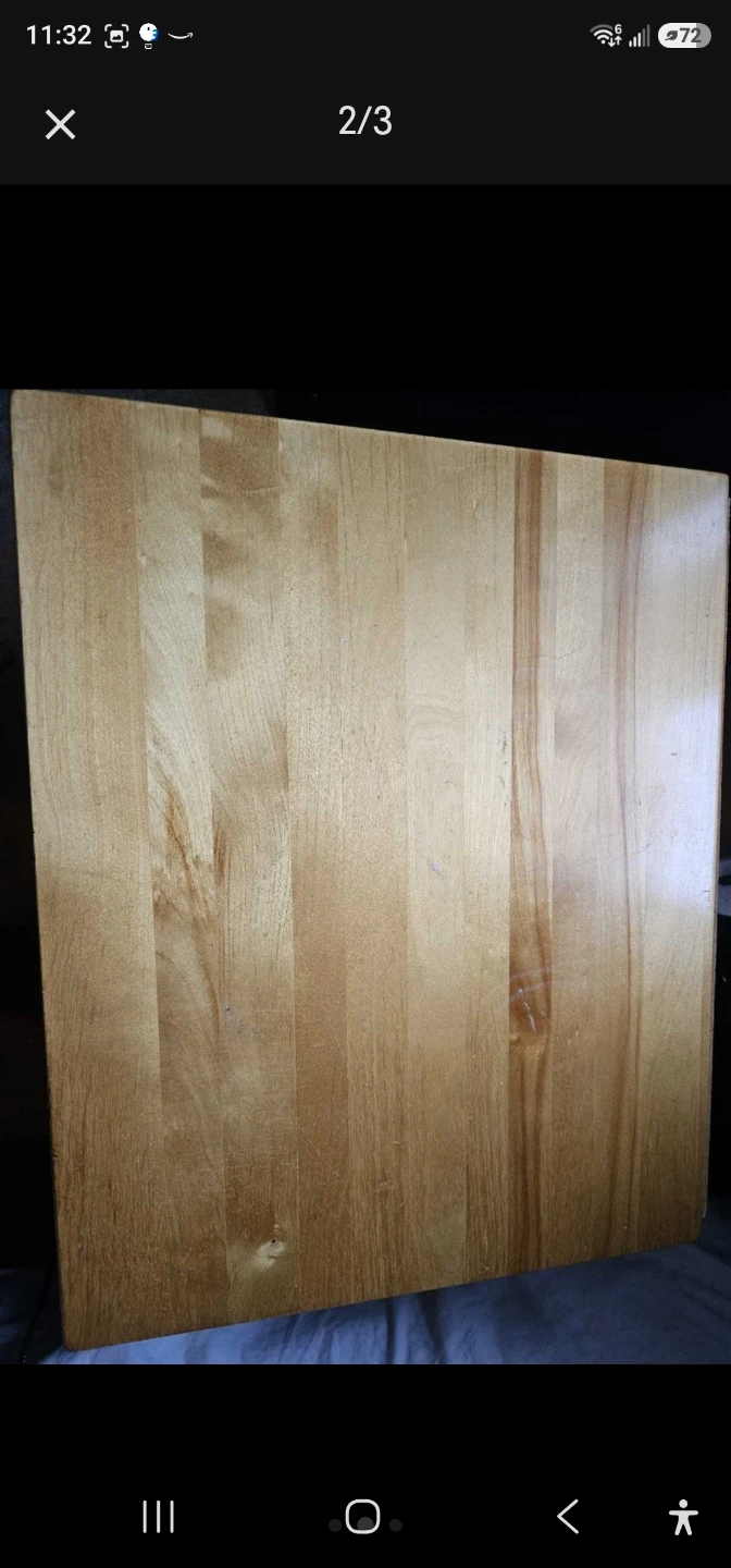 Wooden Nightstand with Drawer and Shelf - photo 2