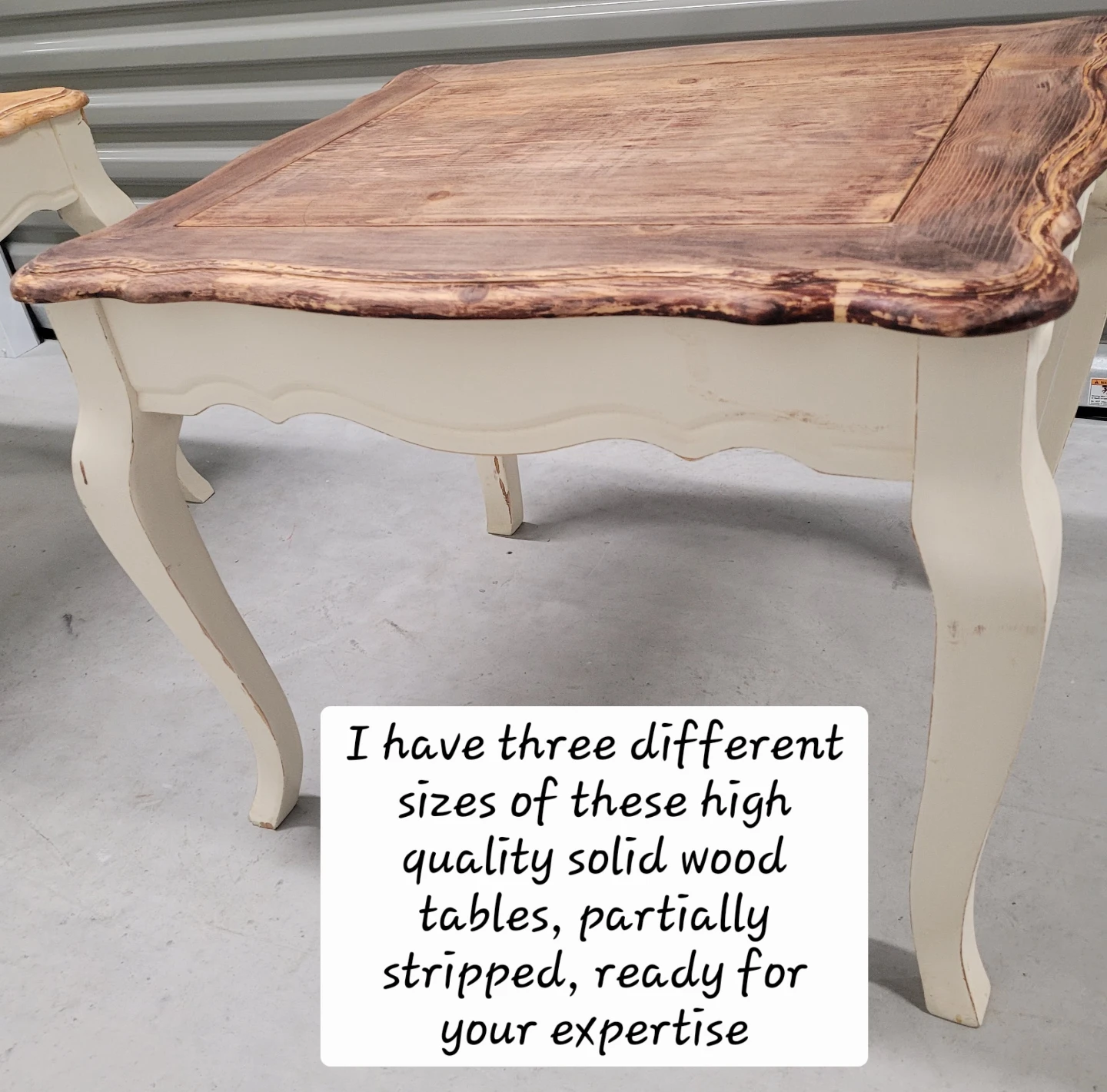 Solid wood ready to finish Furniture available