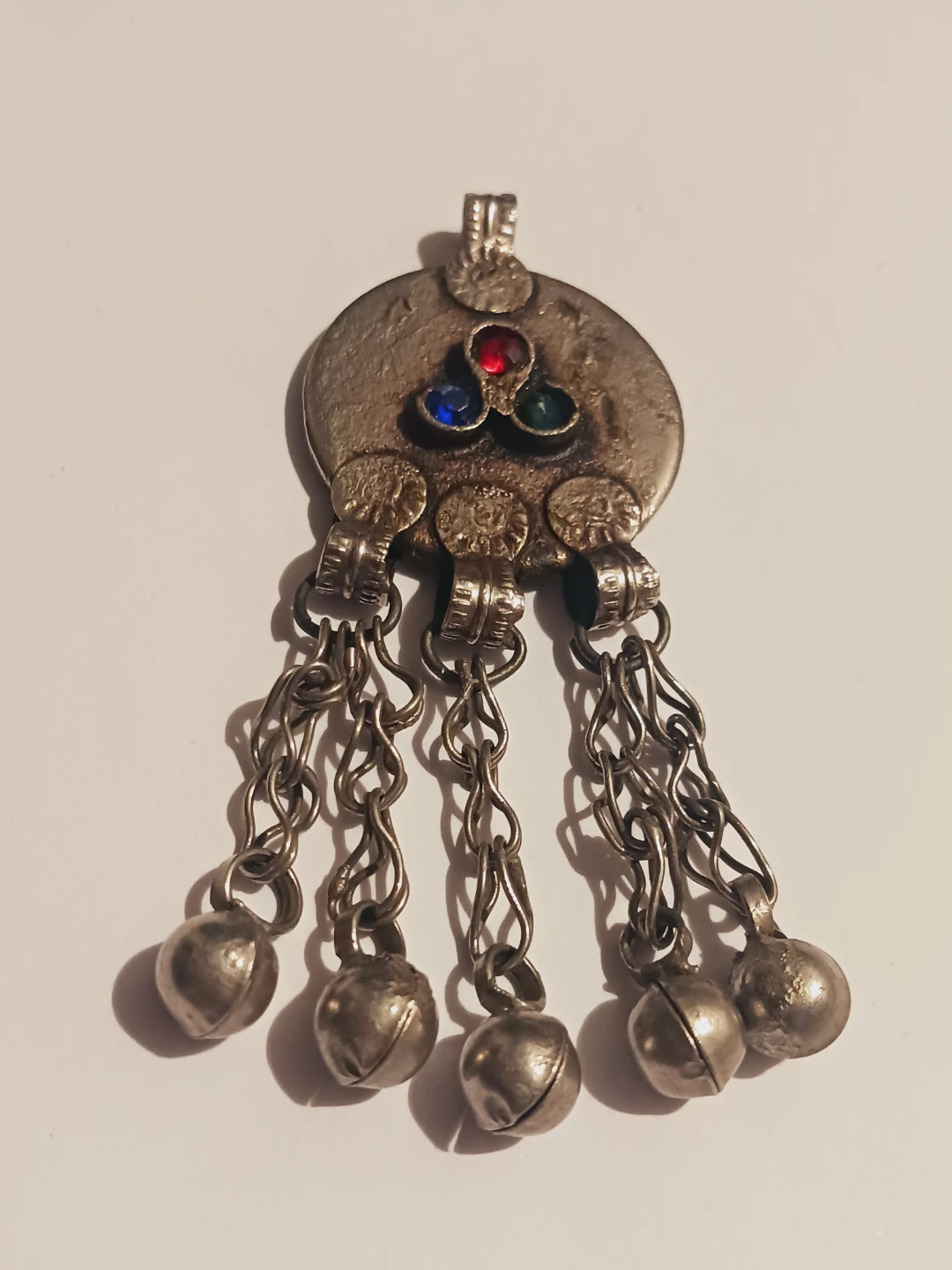 Beautiful Vintage Afghan Ethnic Tribal Kuchi Pendant - photo 3
