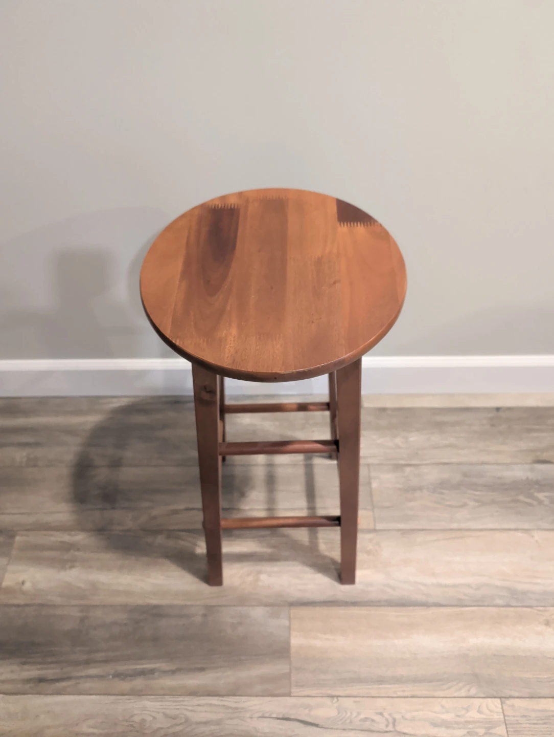 Set of 4 Wooden Bar Stools - photo 4