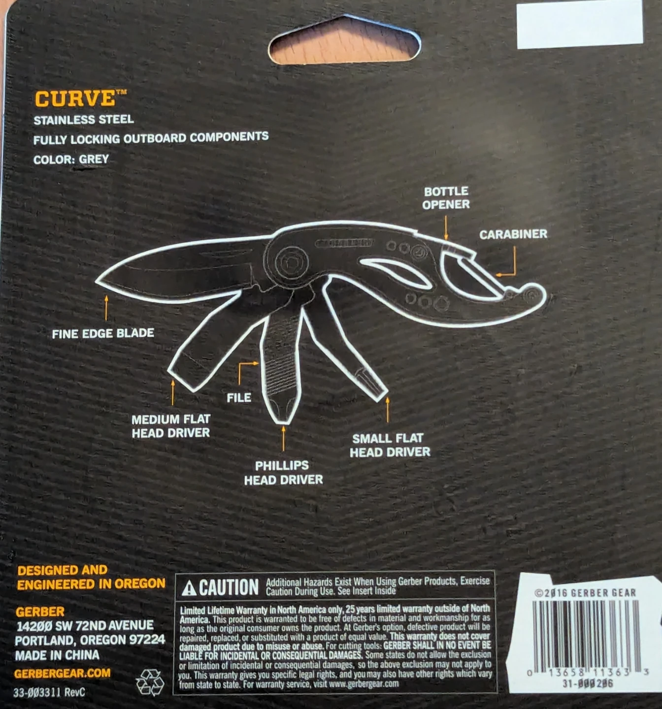 NEW Gerber Curve Multi-Tool Keychain Pocket Knife Screwdrivers - photo 2