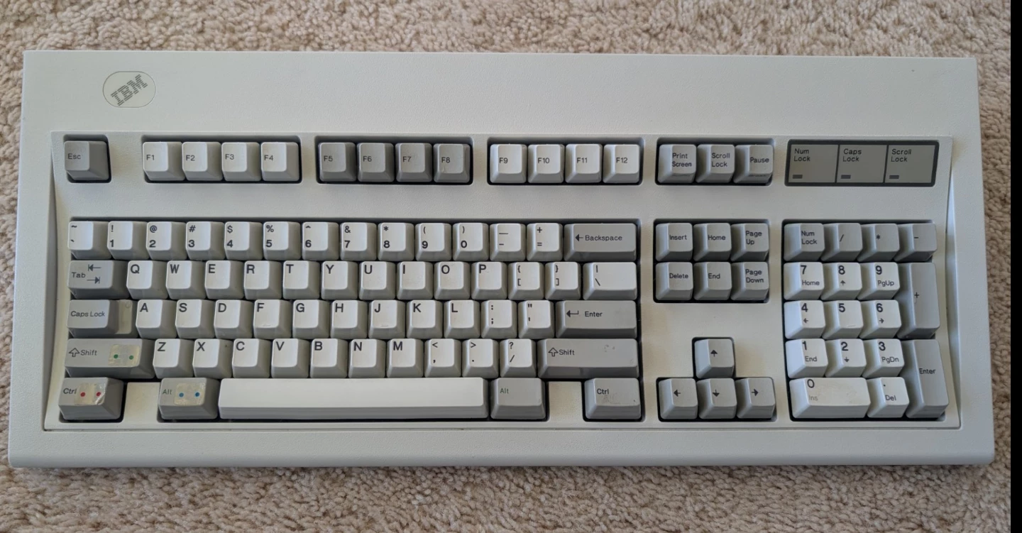 Ultra Rare Collectable 1988 IBM Model M Keyboard
